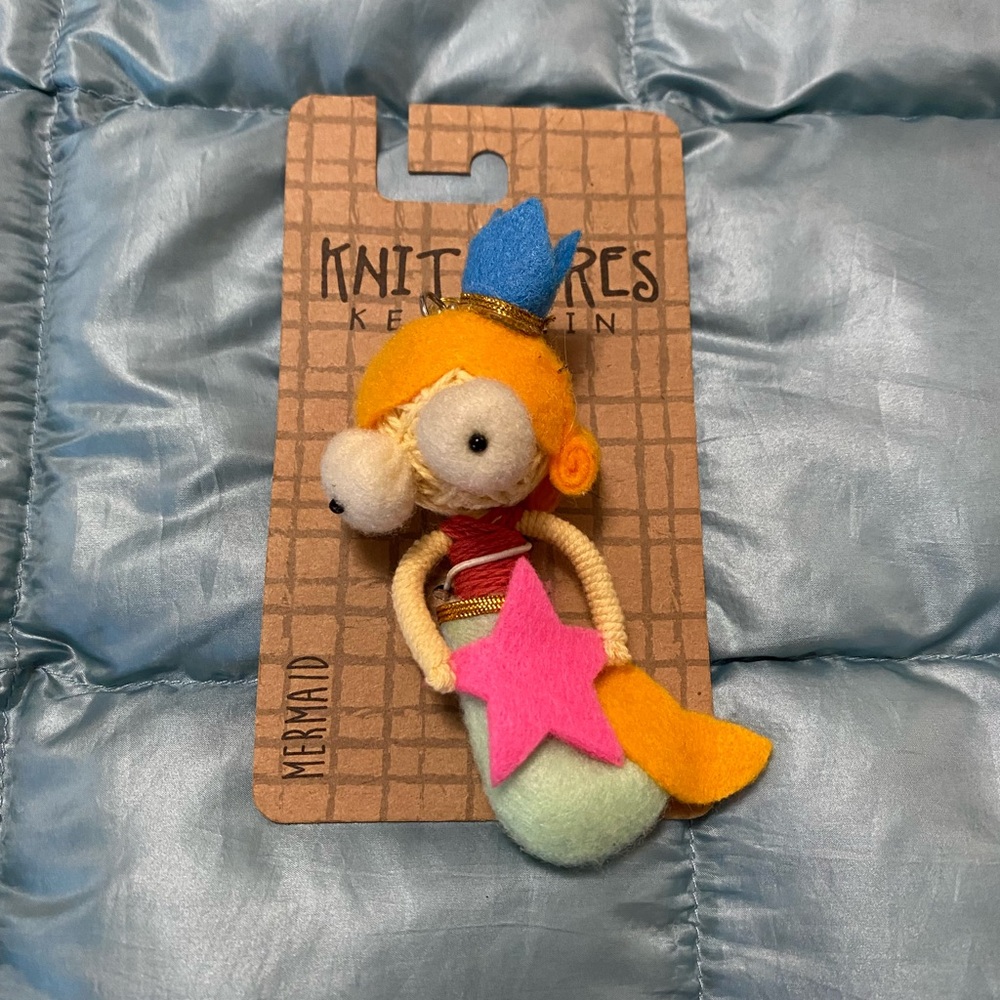 Knitmares Mermaid Key Chain. Retail $20